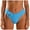 a7-Blue, variant on Women’s Cheeky Thong Bikini Bottoms Sexy High Cut Leg Swimsuit Bottom Ruched Butt Bathing Suit Briefs(S,Black)