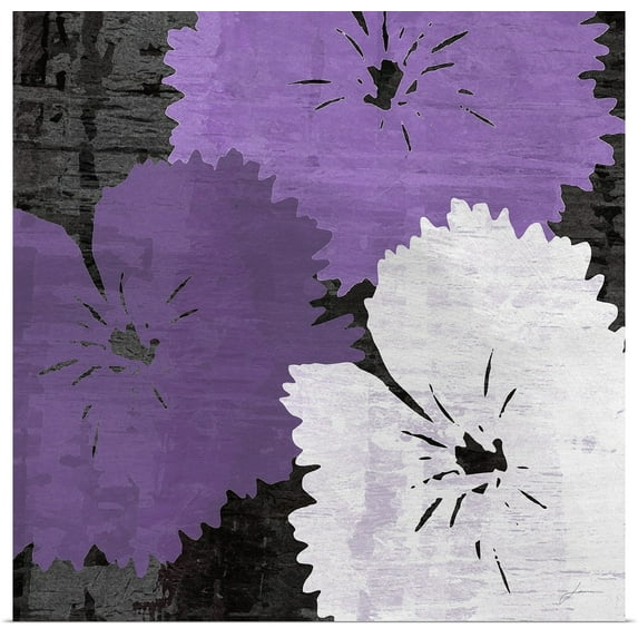 Great BIG Canvas | "Bloomer Squares X" Art Print - 16x16