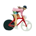 thumbnail image 2 of Figura de ciclista de resina a escala 1/64, modelo de miniatura para decoración de escritorio, coleccionable mujer, 2 of 9