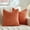 Burnt Orange, variant on Fancy Homi Set of 2 Black Boho Decorative Throw Pillow Covers 18x18 Inch for Couch Bed Sofa, Aesthetic Modern Farmhouse Room Decor, Soft Fuzzy Fluffy Cozy Corduroy Textured Cushion Case 45x45cm