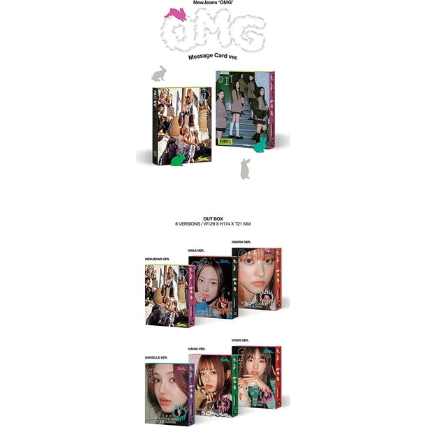 NEWJEANS - 1ST SINGLE 'OMG' MESSAGE Card Version (MINJI) CD