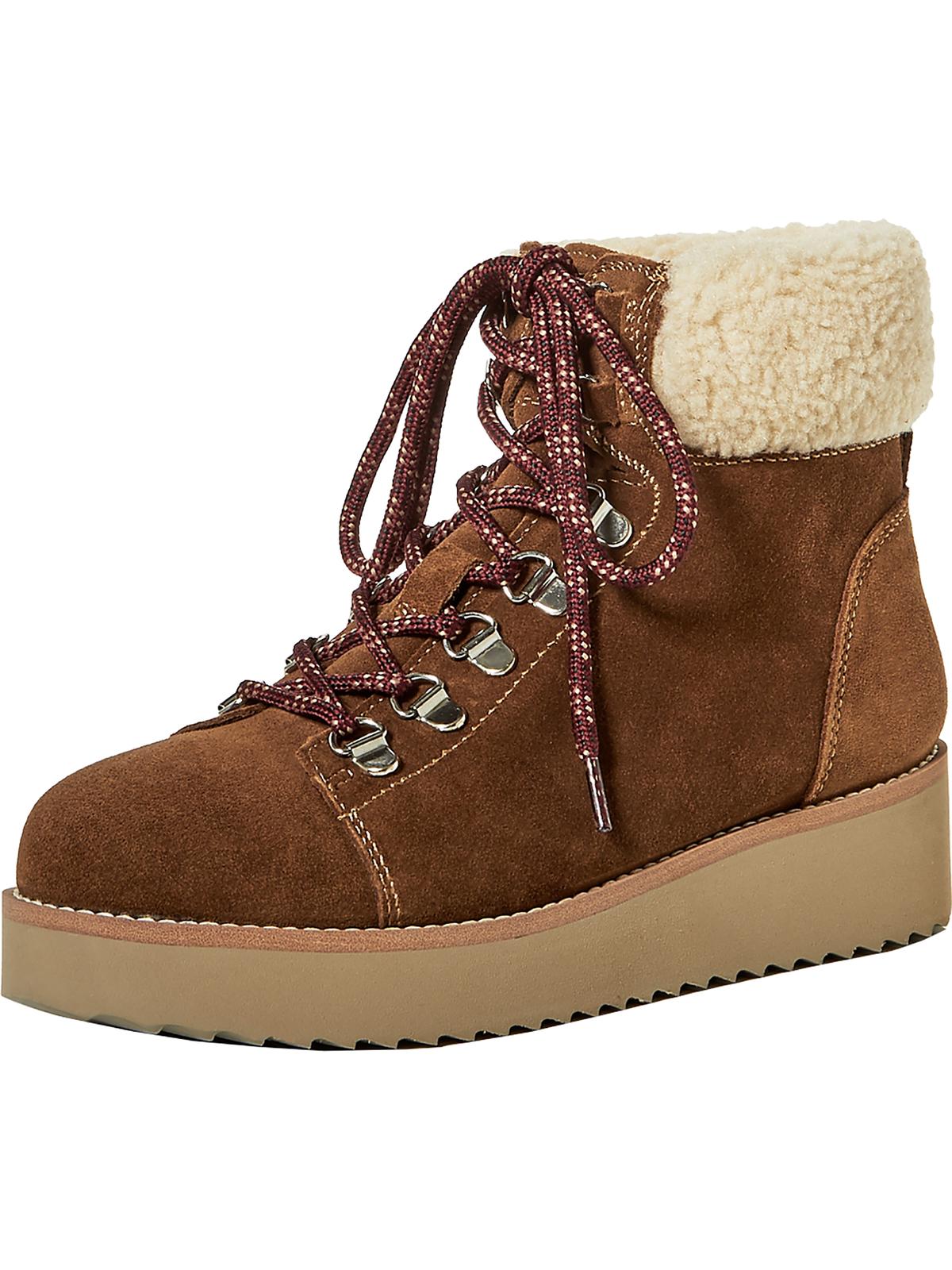 faux fur hiking boots