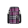 thumbnail image 1 of Factory Direct Crossbody Mobile Phone Bag Vertical Fabric Mini Small Bag Wrist Arm Mobile Phone Bag Three-Layer Coin Wallet, 1 of 7