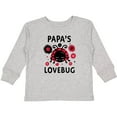thumbnail image 3 of Inktastic Valentine's Day Papa's Lovebug Boys or Girls Long Sleeve Toddler T-Shirt, 3 of 5