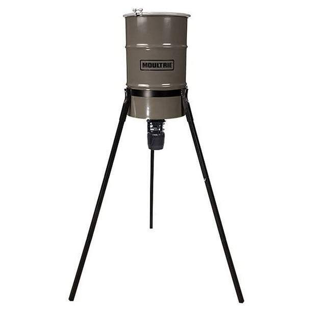 Moultrie 30 Gallon Pro Hunter II Tripod Barrel Feeder with Digital