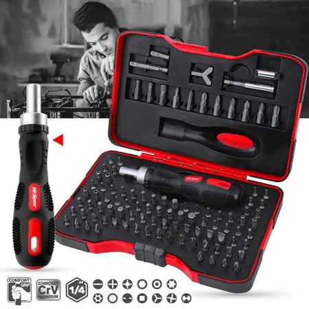 

100pcs CR-V Tri-Wing Chrome Vanadium Hand Tool Kit Hex Key Screwdriver Set Screw Bits 1