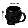 thumbnail image 3 of Up to 65 off!Yyuenw Skeleton Skull Shaped Halloween Ceramic Coffee Mug 16oz, 3 of 5
