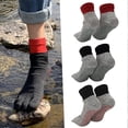 thumbnail image 2 of Grounding Barefoots Socks Wear-Resistant Hiking Toe Socks Anti Cut Comfort Non Slip Socks for Beach Camping, 2 of 5