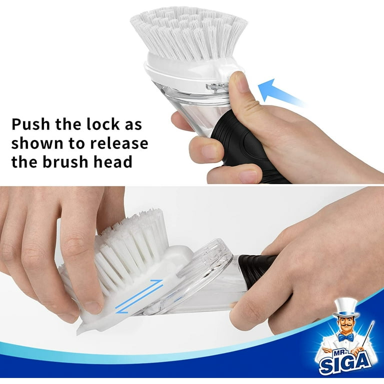 Mr. Clean Brush Holder Set