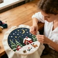 thumbnail image 3 of Taicans Christmas Embroidery Kit for Beginners - 7.9in Hoop with European Floral Design,Complete DIY Set Includes Needles,Thread & Step-by-Step Guide,Pre-Printed Fabric & English Instructions, 3 of 5