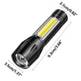 thumbnail image 3 of HOARBOEG Strong Light Flashlight Carries Side Lights For Long-distance Use. Strong Light LDE Focusing Multifunctional Flashlight, 3 of 7
