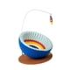 thumbnail image 1 of Rascador para gatos, tapete rascador portátil, protector de muebles, almohadilla rascadora con pelota de juguete interactiva para descansar, entrenar, 1 of 8