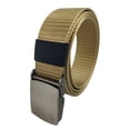 thumbnail image 1 of Cinturón para hombre, cinturón de lona elástico táctico militar para senderismo, pantalones de caza, 1 of 5