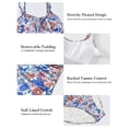 thumbnail image 7 of AICARE Women's One Piece Swimsuit Ruched Tummy Control Square Neck Bathing Suits, 7 of 7