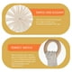 thumbnail image 3 of 1pc Canasta colgante a mano Macrame Macrame Soporte de planta Cesta de flores decorativas, 3 of 6