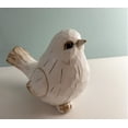 thumbnail image 3 of QIAOIDEA Modern Farmhouse 5.25” Spring White Bird Resin Figurine & Knick-Knack, 3 of 5