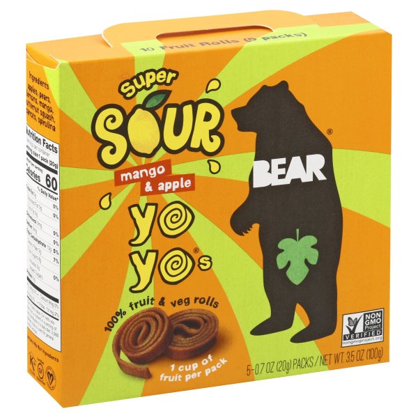 Bear Yoyo Super Sour Mango Apple Yoyo Snack 3 5 Oz Walmart Com Bear Yoyo Super Sour Mango Apple Yoyo Snack 3 5 Oz Walmart Com