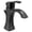 Matte Black, variant on Moen Voss Oil Rubbed Bronze One-Handle High-Arc Bathroom Faucet with Drain Assembly for Single-Hole Sink