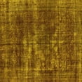 thumbnail image 1 of Ahgly Company Indoor Square Oriental Yellow Industrial Area Rugs, 7' Square, 1 of 4