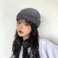 thumbnail image 5 of Slccxzc Gothic Beanie Winter Knit Hats Fashion Warm Thick Skullcap Unisex, 5 of 6