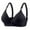 Black, variant on Loopsun Plus Size Bras for Women, Womens Comfortable Breathable Bra without Steel Ring Non-Magnetic Bra Pattern Sweat Absorption Adjustable Shoulder Black 85B
