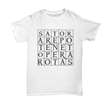 Esoteric shirt - Sator Rotas magic square symbol - Occult magical palindrome tee