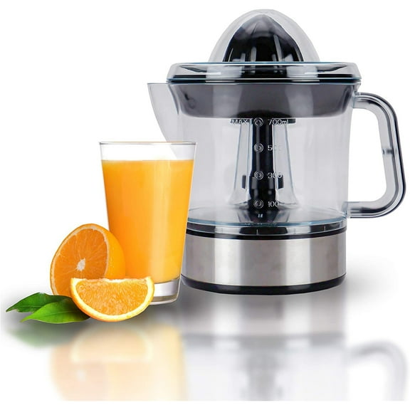 Lemon Squeezer Electrically High Juice Yield - Juicer, Orange Squeezer 2 Directions Of Rotation - Electric Juicer 2 Cones - Oranges Stainless Steel Citrus Squeezer