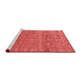 thumbnail image 2 of Ahgly Company Machine Washable Indoor Square Abstract Red Modern Area Rugs, 7' Square, 2 of 4