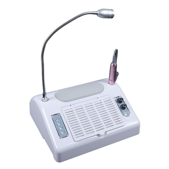 ChicHomey Pro 5in1 Manicure Machine w LED Nail Dryer Lamp Dust Collector Nail Drill Desk L