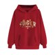 thumbnail image 3 of Ailaofu Womens Halloween Sweatshirt Cute Graphic Crewneck Pullover Printed Long Sleeve Fall Outfits Sweatshirts, 3 of 5