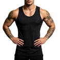thumbnail image 5 of IhhxPro Men's Sleeveless Muscle Tank Top Moisture-Wicking Quick Dry Summer Fitted Workout Gym Athletic Performance Cotton Vest Casual Bodybuilding S-3XL, 5 of 9