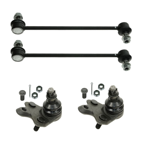 TRQ Front Lower Ball Joints & Sway Bar End Links Kit Set of 4 for Toyota Scion PSA30321 Fits select: 2009-2019 TOYOTA COROLLA, 2005-2010 TOYOTA SCION TC
