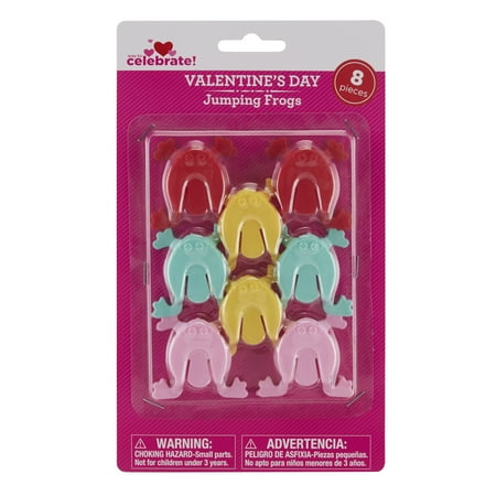 Way To Celebrate Valentine’s Day Jumping Frogs, 8 Count