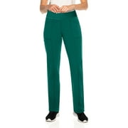 Urbane Impulse Scrub Pants for Women: 4 Pocket, Contemporary Slim Fit, Extreme Stretch Yoga Waist Straight Leg Cargo Medical Scrubs 9207