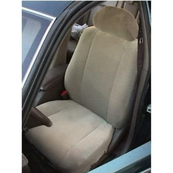 CM12 1992-1995 Toyota Camry LE and 1992-1996 SE Front and Back Set Seat Set. Front Bucket Seats and Rear 60/40 Bench with Armrest in Tan Velour]