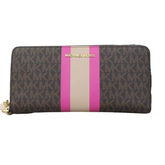 Michael Kors Jet Set Travel Continental One Size (Wild Berry Multi)