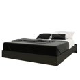 thumbnail image 2 of Mantra 3 Piece Queen Size Bedroom Set  Walnut and Black, 2 of 7