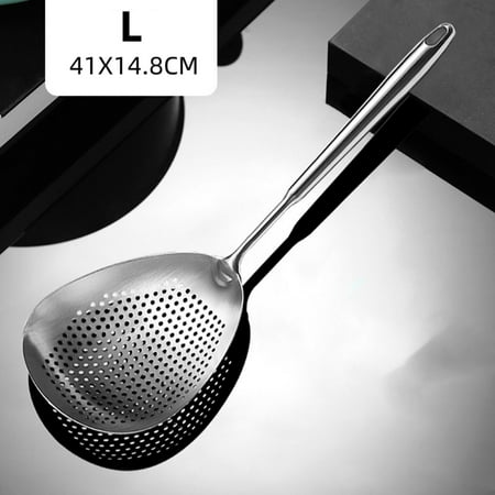 

GLFILL Stainless Steel Round Mesh Filter Spoon Colander for Fryer Oil Noodle Dumpling