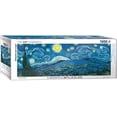 thumbnail image 1 of Eurographics Starry Night Panorama (Expanded From Original) By Vincent Van Gogh Puzzle (1000 Piece), 1 of 3