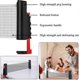 thumbnail image 2 of Retractable Ping Pong Net, Portable Table Tennis Net Stand, Perfect for Ping Pong Table, Desk, Dining Table, Adjustable Length 190CM, 2 of 5