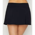 thumbnail image 3 of Women's Christina ZZ6048 Solid Skirted Brief Swim Bottom (Black 8), 3 of 4