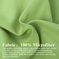 thumbnail image 2 of NTBAY 2 Pack Microfiber Queen Pillow Shams, Ultra Soft and Breathable Oxford Pillowcases with Envelope Closure, 20" x 30", Sage Green, 2 of 5