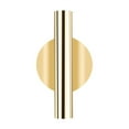 thumbnail image 1 of mmirethe Home Wall Hanging Plant Flower Vase Planter Container Holder Gold 2x10.8cm 5Set, 1 of 6