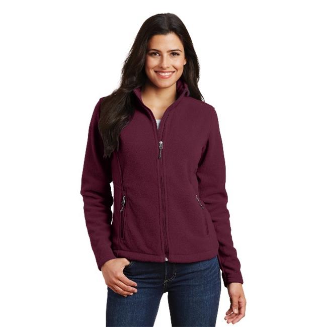 FashionFirst - L217 Ladies Value Fleece Jacket, Maroon - 4XL - Walmart ...