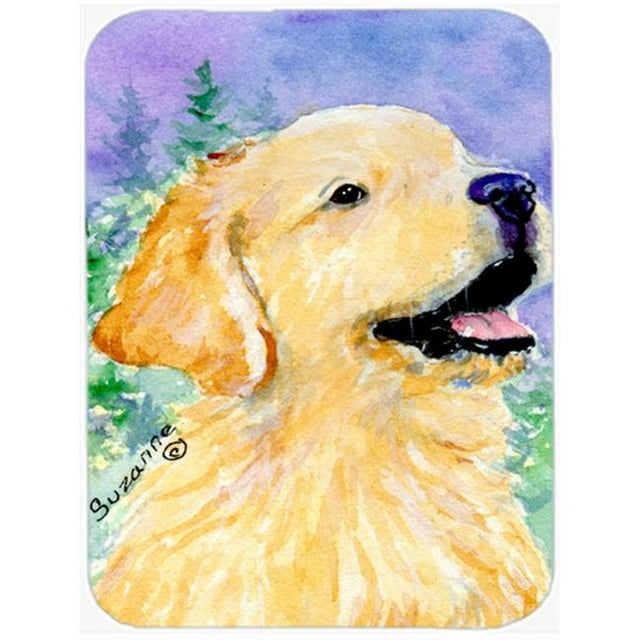Carolines Treasures SS8904LCB Planche à Découper en Verre Golden Retriever