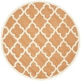 thumbnail image 2 of SAFAVIEH Cambridge Merletta Geometric Wool Area Rug, Coral/Ivory, 6' x 6' Round, 2 of 8