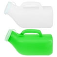 thumbnail image 4 of 1200ml Urinals For Men Plastic Pee Bottles For Men Male Urinals Pee Container Men Portable Urinal For Car Elderly Men Mobility Impaired Pee Container, Reusable Durable 6.2cm Mouth,White,9.1x4.7", 4 of 8