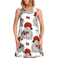 thumbnail image 1 of Disketp Rabbit And Hedgehog para Vestido sin Mangas para Mujeres, Vestidos de Verano para Mujeres, Casual y Holgado para la Playa, 1 of 7