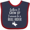 thumbnail image 3 of Inktastic Future Bull Rider Rodeo Boys Baby Bib, 3 of 4