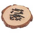 thumbnail image 4 of FONDOTIN 100Pcs Black Stainless Steel Drywall Nails with Precision Threads for Home Use, 4 of 8